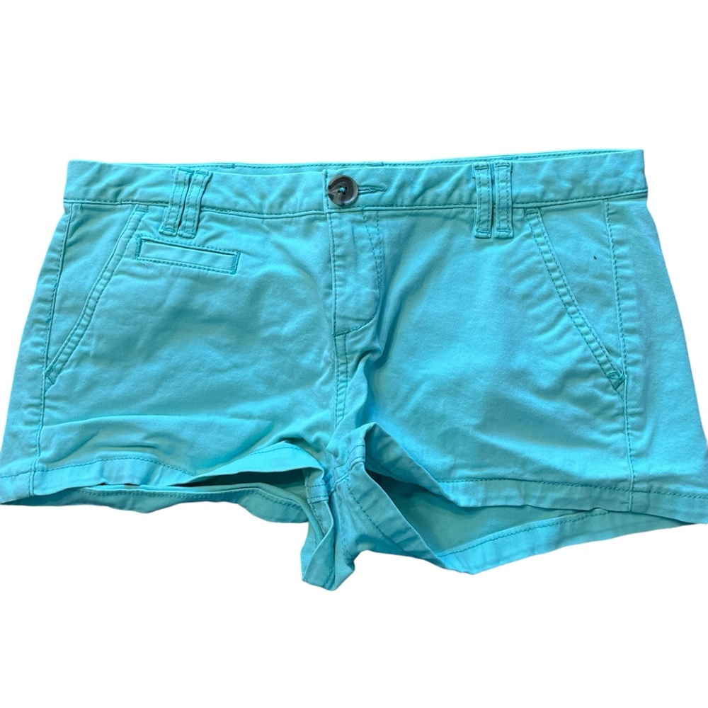 Express seafoam green shorts